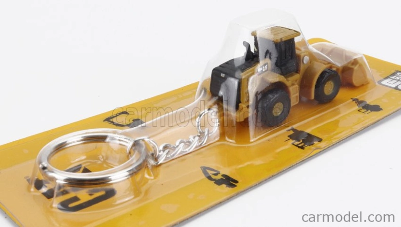 Dm-models Caterpillar Portachiavi - Keyring Cat950m Ruspa Gommata - Scraper Tractor Wheel Loader - Cm.5 1:100 Žlutá Černá
