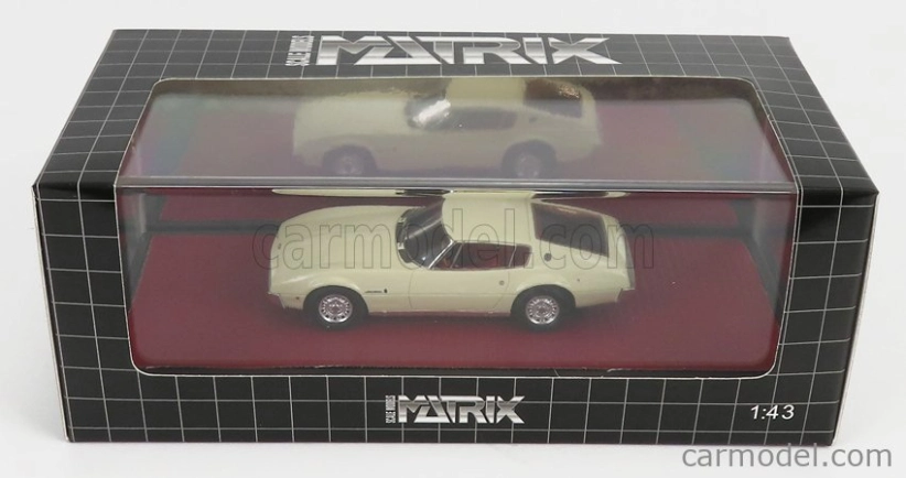Matrix scale models Jensen Nova Vignale 1967 1:43 Bílá