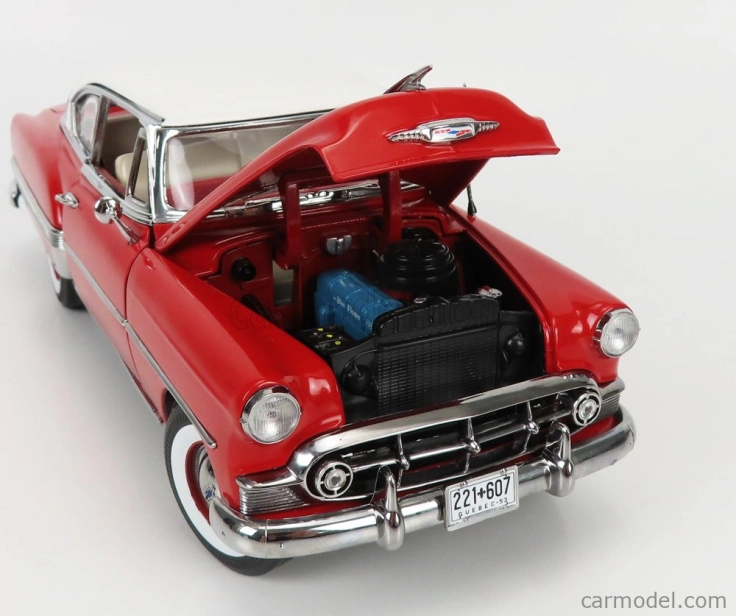 Sun-star Chevrolet Bel Air Coupe 1953 1:18 Červená Bílá