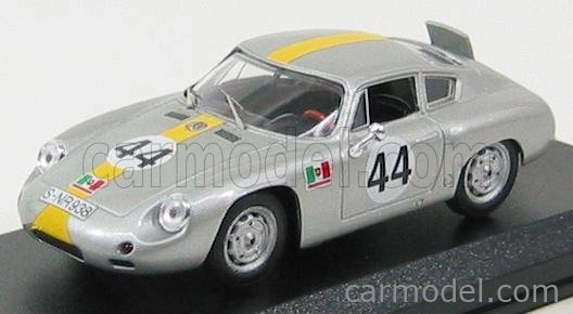 Najlepší model Porsche 1600gs Abarth N 44 Targa Florio 1962 Conte - Pucci - Barth 1:43 Silver Yellow