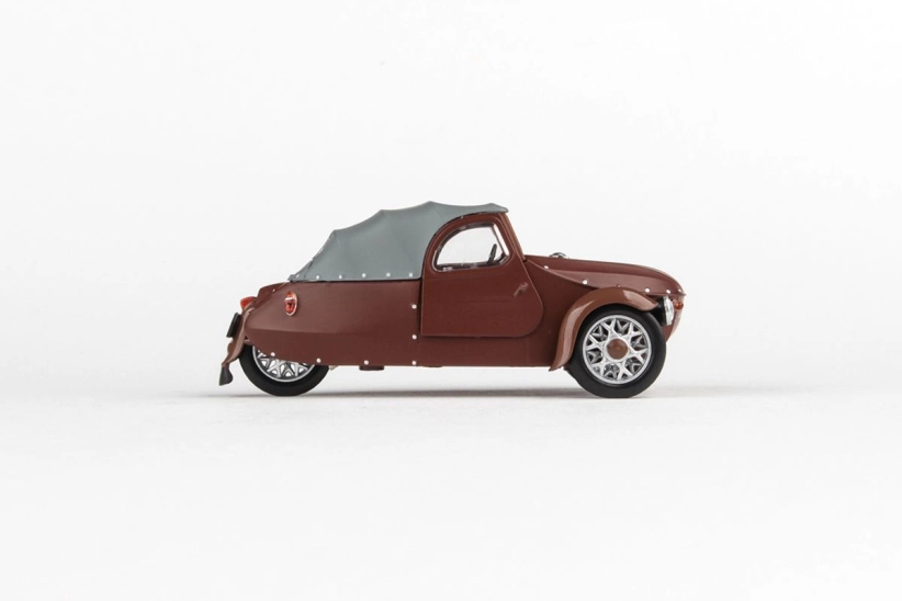 Abrex Velorex 16/350 (1966) 1:43 – hnedá/sivá/hnedá
