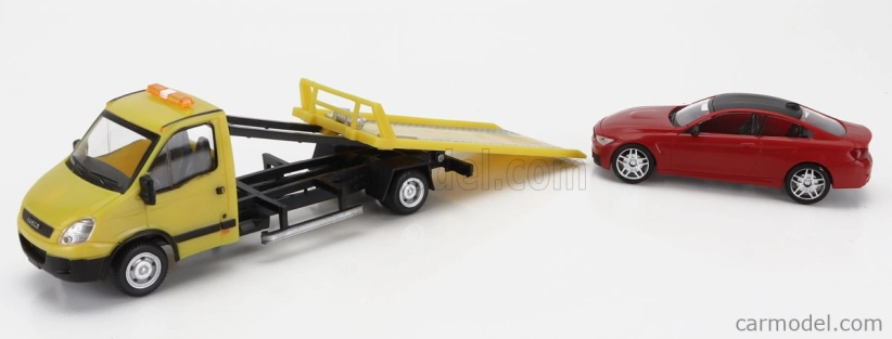 Mondomotors Iveco fiat Daily Assistance Carro Attrezzi - Odťahová služba 2009 S Bmw 4-series M4 Coupe (g82) 2020 1:43 Yellow Red