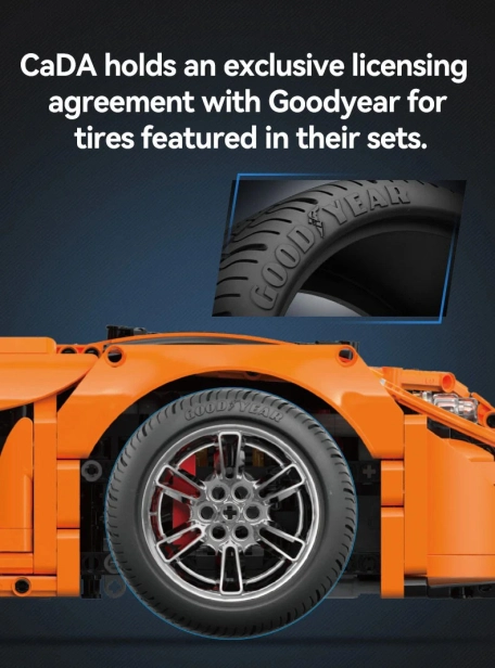 CaDa Goodyear pneumatiky 1:8 (4 ks) | RCprofi.sk