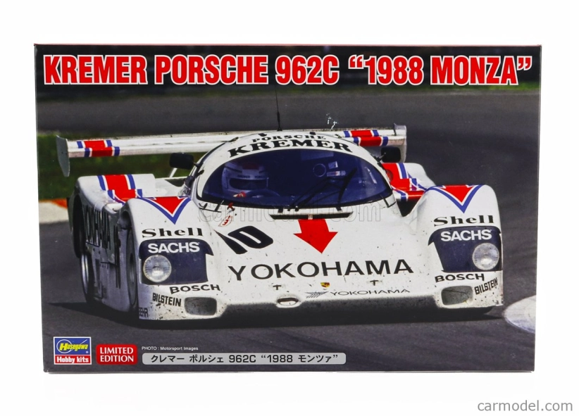 Hasegawa Porsche 962c Team Kremer N 10 Monza Racing 1988 1:24 /