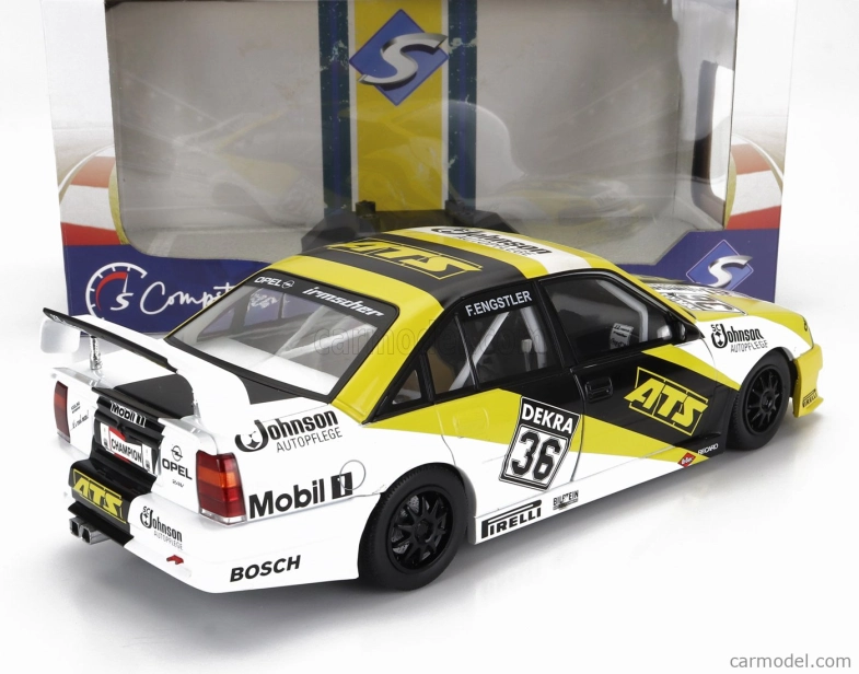Solido Opel Omega Evo 500 Team Irmscher N 36 Sezóna Dtm 1991 F.engstler 1:18 Žltá čierna