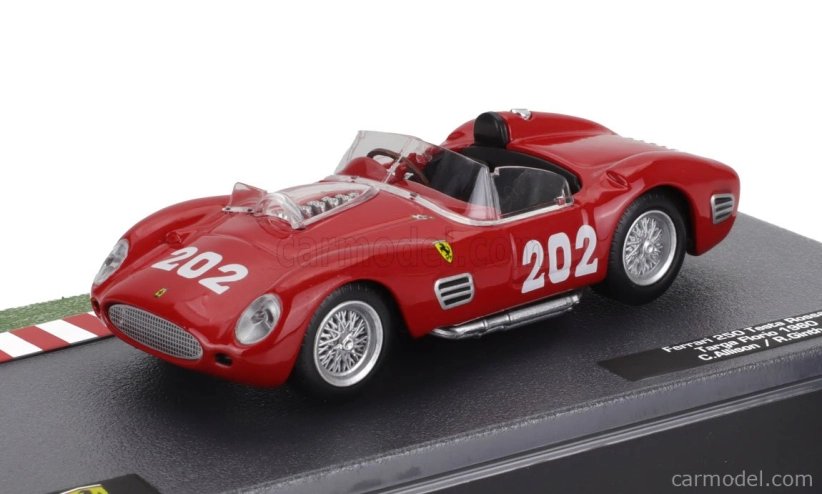 Edicola Ferrari 250tr Spider N 202 Targa Florio 1960 Cliff Allison - Richie Ginther 1:43 Červená