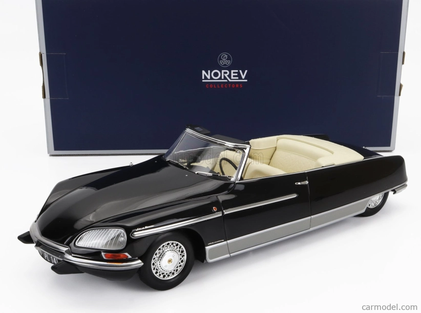 Norev Citroen Ds21 Palm Beach Cabriolet 1968 1:18 Black