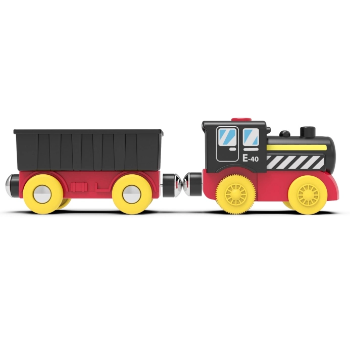 2Kids Toys Parní vlak na baterie s vagónem