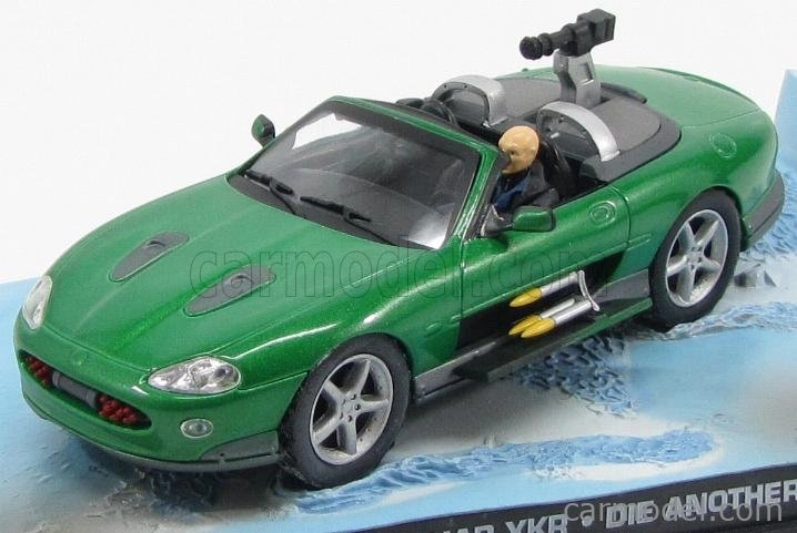 Edícia Jaguar Xkr Spider Open 2002 - James Bond 007 - Die Another Day - La Morte Puo' Attendere 1:43 Green Met