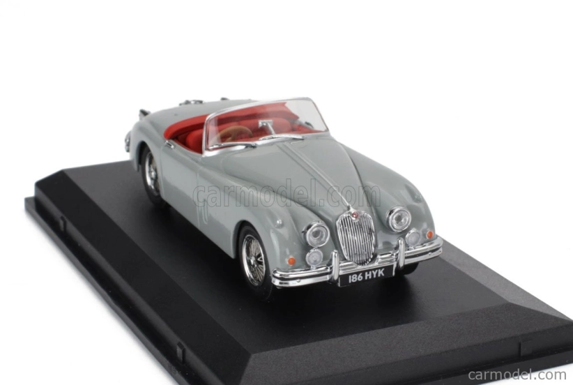 Oxford-models Jaguar Xk150 Spider Open 1958 1:43 Světle Šedá