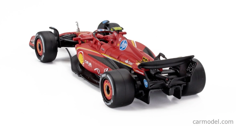 Bburago Ferrari F1 Sf-24 Team Scuderia Ferrari N 55 4th Italy Monza Gp 2024 Carlos Sainz 1:43 červená biela čierna
