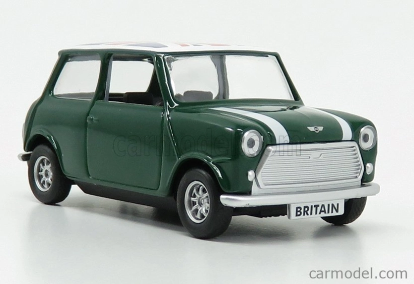 Corgi Mini Cooper 1961 - English Flag 1:36 Zelená