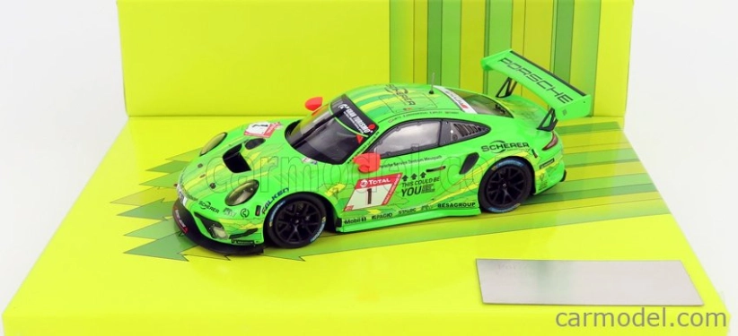 Minichamps Porsche 911 991-2 Gt3 R Team Manthey Racing N 1 1:43, zelená