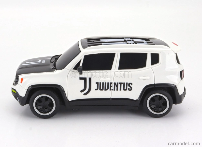 Mondomotors Jeep Renegade Futbalový klub F.c. Juventus 2017 1:24 biela čierna