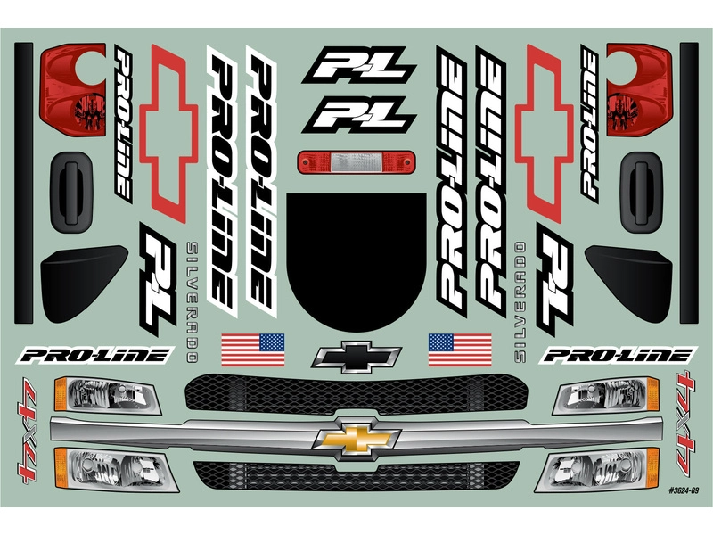Pro-Line karosérie 1:7 2007 Chevy Silverado: Unlimited Desert Racer