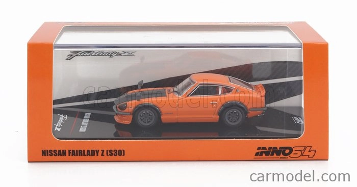 Inno-models Nissan Fairlady Z (s30) Coupe 1971 1:64 Oranžová Černá