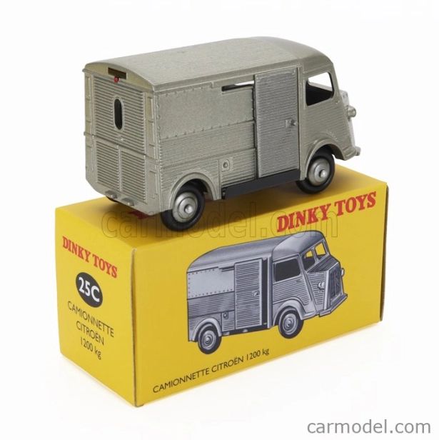 Edicola Citroen Set L'indispensable Citroen 2x H-type 1200kg Van Cibie 1955 - Coffret Box 1:43 Stříbrná Modrá