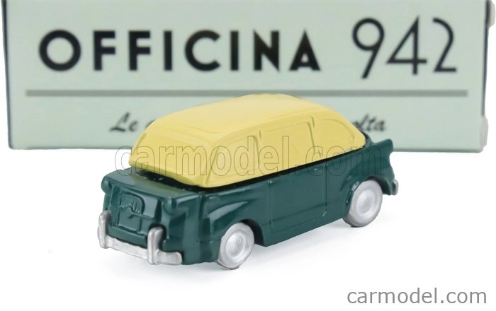 Officina-942 Fiat 600 Multipla Speciale Carrozzeria Frua 1956 1:76 Zelená Béžová