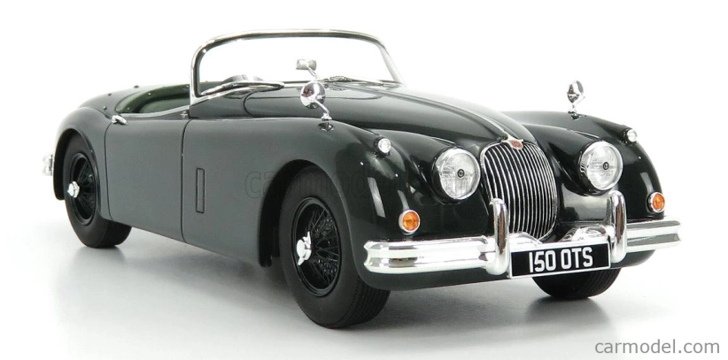 Cult-scale models Jaguar Xk150 Spider Open 1958 1:18 Britská Závodní Zelená