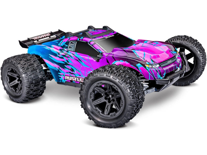Traxxas Rustler 4x4 1:10 VX3 RTR modrý