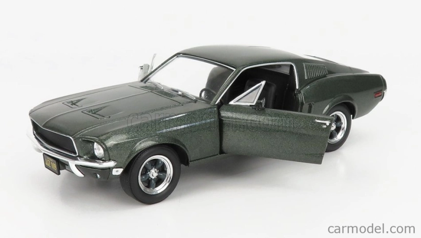 Greenlight Ford usa Mustang Gt Fastback Coupe 1968 1:24 Highland Green