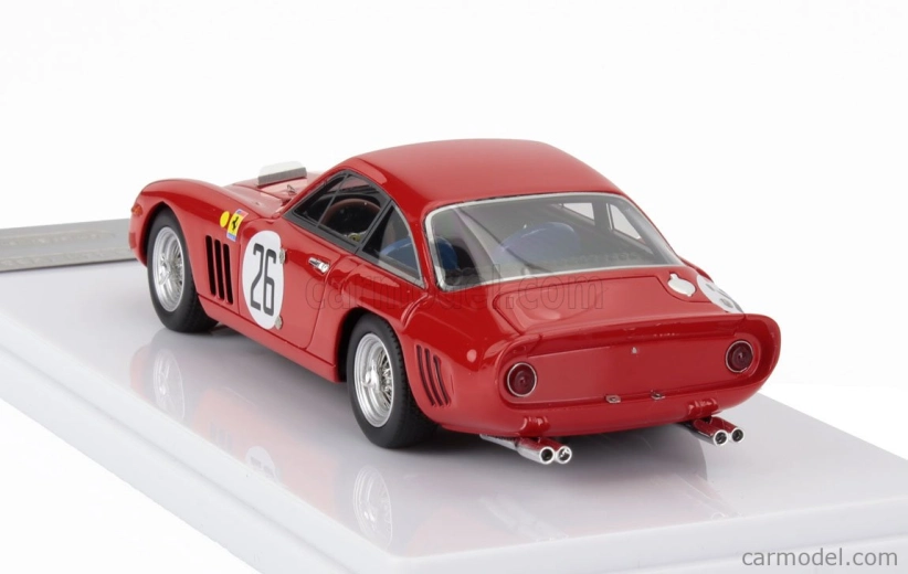 Tecnomodel Ferrari 330 Lmb 4.0l V12 Team North American Racing N.a.r.t. N 26 24h Le Mans 1963 Masten Gregory - David Piper 1:43 Red