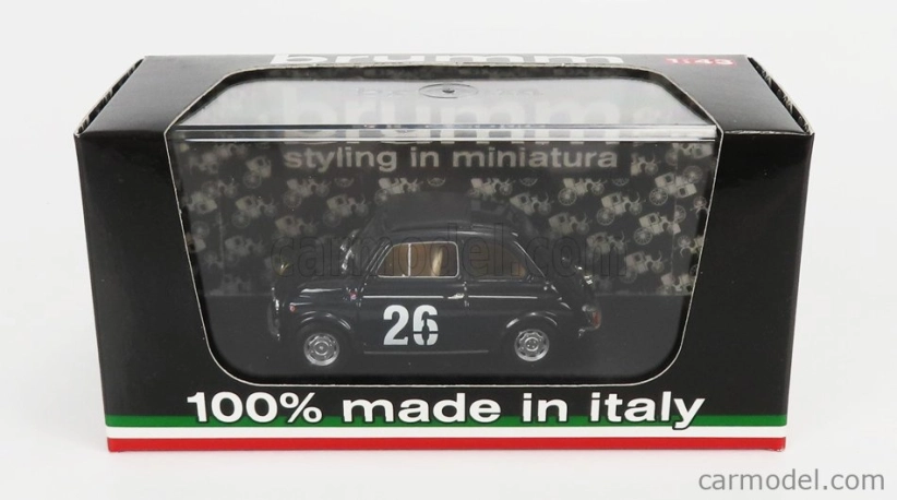 Brumm Fiat 500tv Giannini N 26 Winner Turismo Femminile Bolzano-mendola 1968 Liliana De Menna 1:43 Modrá