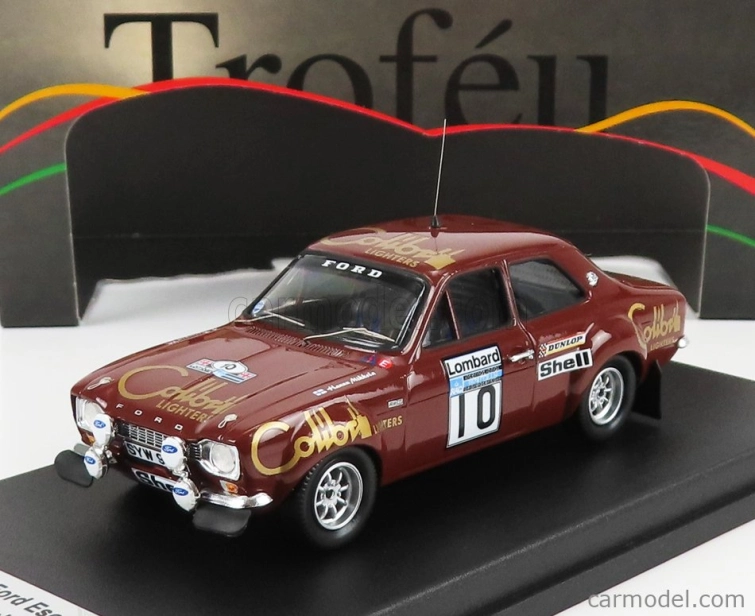 Trofeu Ford england Escort Mki (night Version) N 10 Rally Rac Lombard 1974 H.mikkola - J.davenport 1:43 Brown