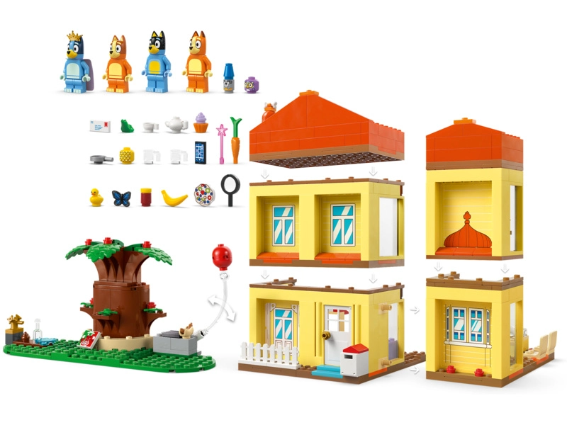 LEGO Bluey - Bluey a jej rodinný dom