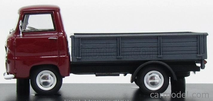 Autocult Ford england Thames 400e Truck Pick-up Veľká Británia 1964 1:43 Tmavo červená sivá