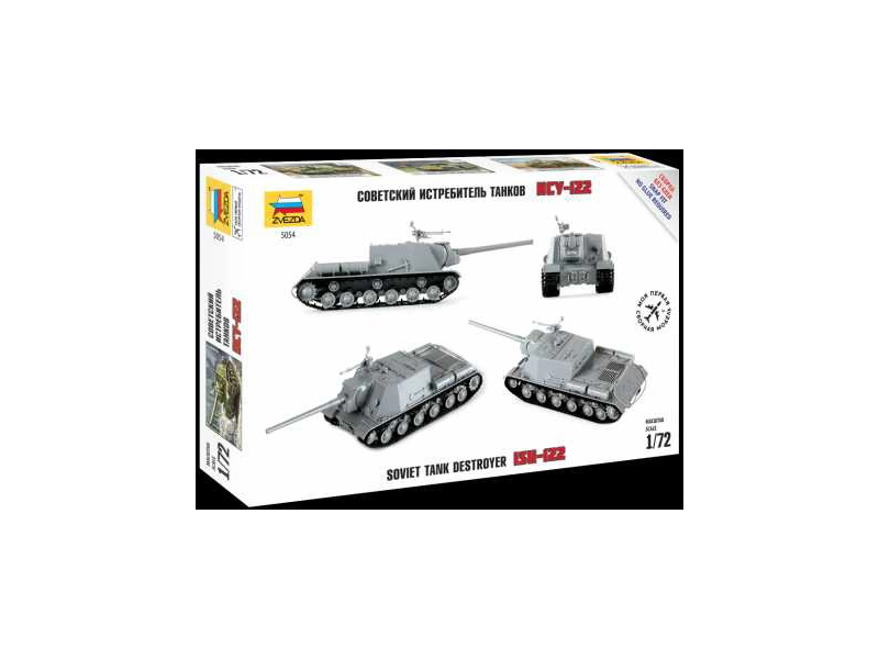 Zvezda samohybné delo ISU-122 (1:72)