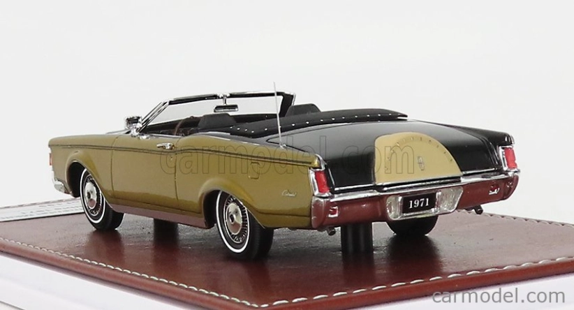 Great-iconic-models Lincoln Continental Mark Iii Convertible 1971 1:43 Černé Zlato