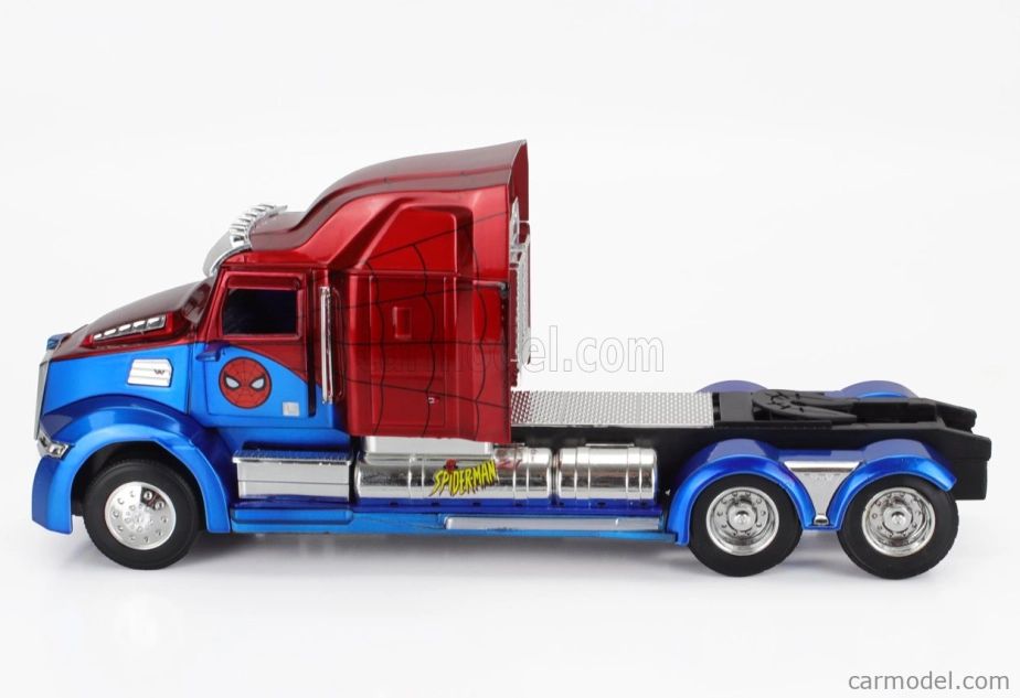Jada Western star 57x ťahač Spiderman 2009 1:24 Modrá červená