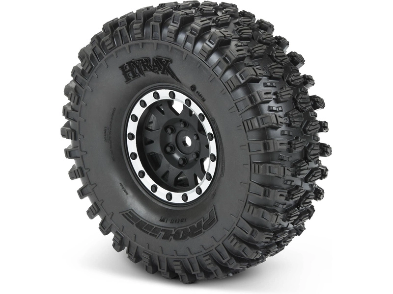 Pro-Line kolo 1.9", pneu Hyrax G8, disk Impulse H12 černo-stříbrný (2)