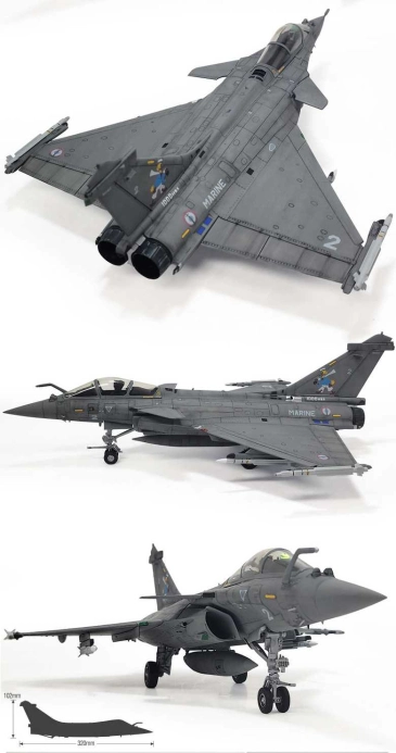 Model Kit letadlo 12368 - RAFALE M MARINE NATIONALE (1:48)