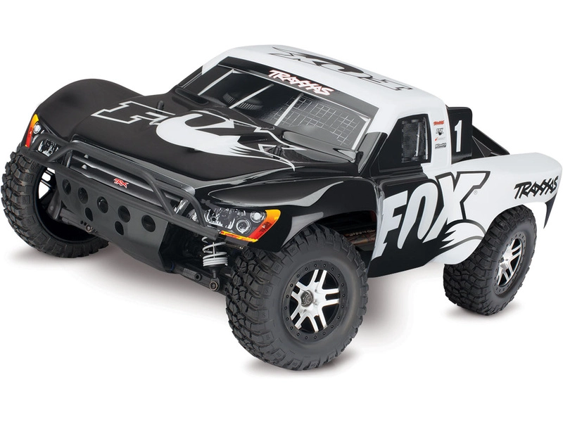 RC auto Traxxas Slash 1:10 VXL 4WD TQi, Fox, černobílá