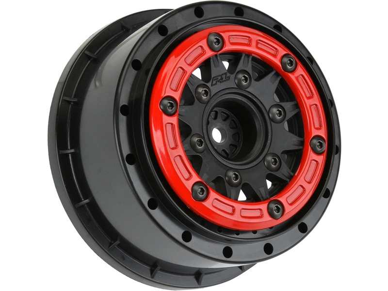 Pro-Line disk 2.2/3.0" Raid bead lock H12/H14 SC šedý/červený