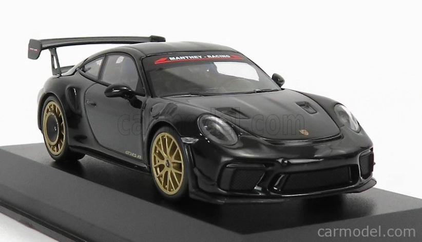 Minichamps Porsche 911 991-2 Gt3 Rs Mr Team Manthey Racing 2018 - Golden Rims 1:43 Black