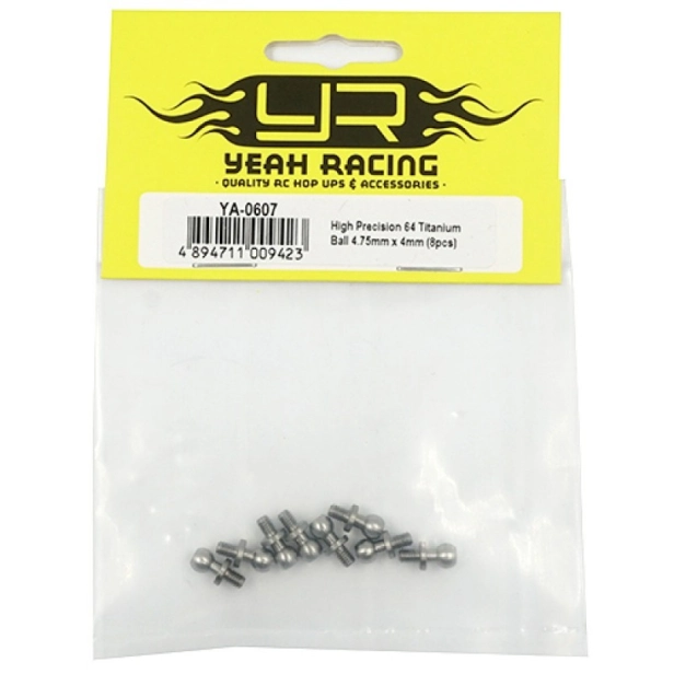 Titánový guľôčkový čap 4,8x4mm, 8ks