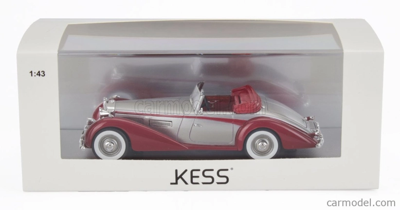 Kess-model Bentley Mkvi Drophead Ch.b122da Coupe Cabriolet Open 1949 1:43 Silver Red