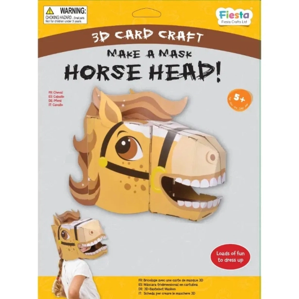 Fiesta Crafts Kreatívna sada 3D maska Kôň