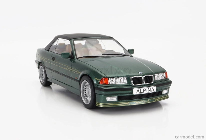 Mcg BMW radu 3 B3 3.2 (e36) Alpina Cabriolet 1995 1:18 Zelená