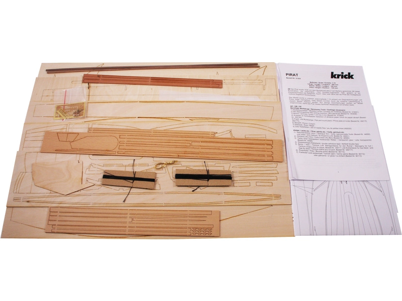 RC stavebnica Krick Pirát plachetnica kit