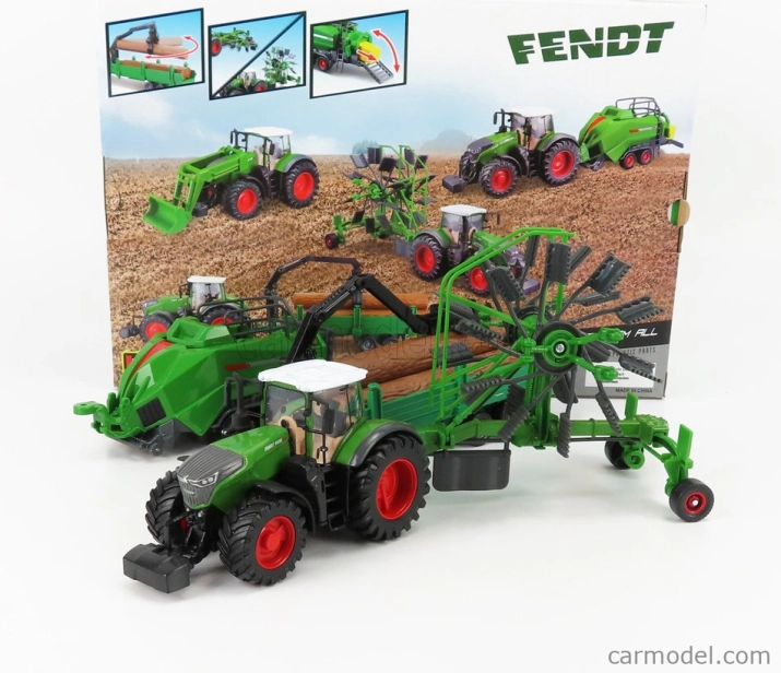 Bburago Fendt 1050 Vario s doplňky (dárkové balení)
