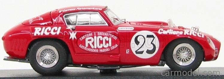 Art-model Ferrari 375 Mm N 23 Rally Carrera Panamericana 1953 Ricci - Salviati 1:43 Red