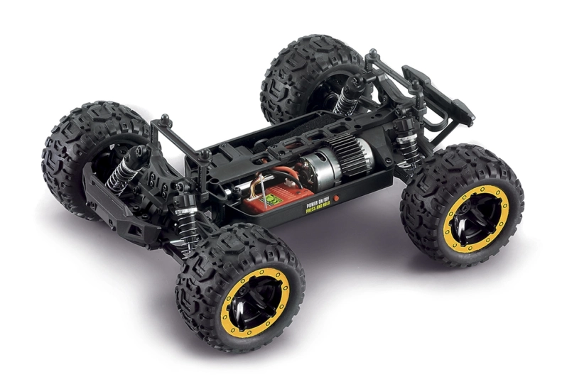 RC auto Slyder MT 1/16 4WD Electric Monster Truck, žltá