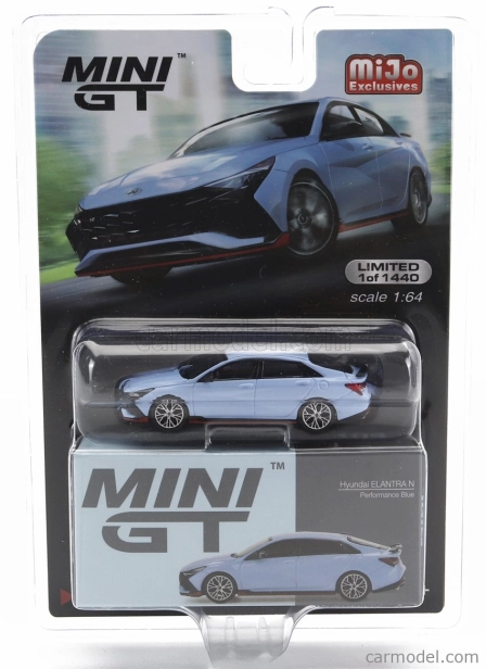 Truescale Hyundai Elantra N Lhd 2021 1:64 Performance Blue
