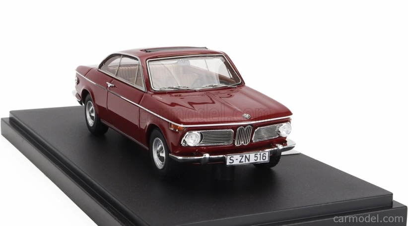 Matrix scale models BMW 1602 Baur Coupe 1967 1:43 Red