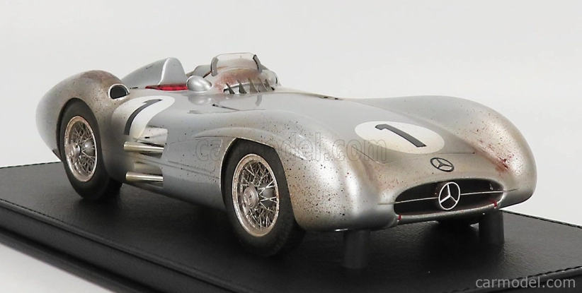 Gp-replicas Mercedes benz F1 W196r Streamliners N 1 1:18, stříbrná