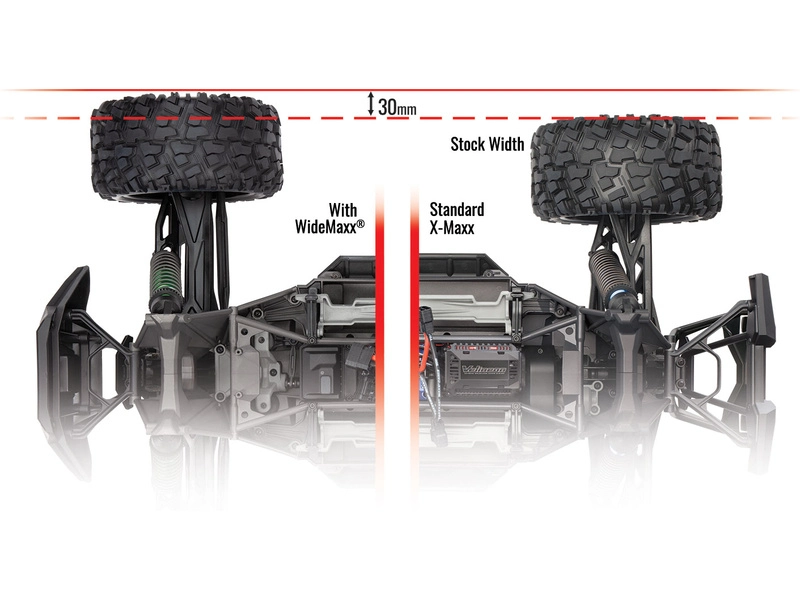 Súprava Traxxas WideMaxx oranžová (pre X-Maxx)